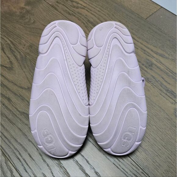 UGG LA Alto Cloud Lace Up Trainer in Rose Pink - Picture 9 of 11